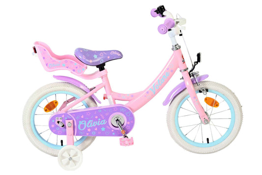 Volare Olivia Kinderfiets - Meisjes - 14 inch - Roze