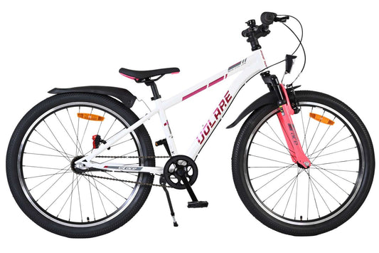 Volare XC Race Kinderfiets - 24 inch - Nexus 3 - Wit/Roze