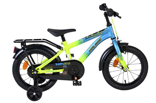 Volare Thombike Kinderfiets - Jongens - 14 inch - Blauw/Geel