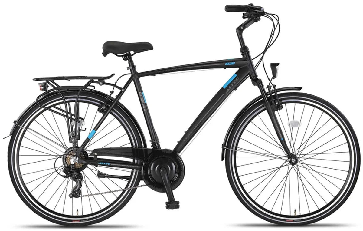 Altec Ventura Trekking V-Brakes Heren 28 inch Black-Blue *** VASTE LAGE PRIJS ***
