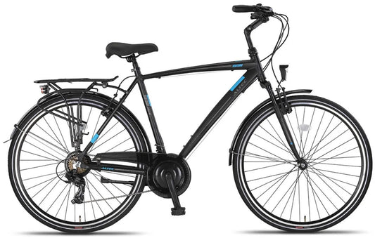 Altec Ventura Trekking V-Brakes Heren 28 inch Black-Blue *** VASTE LAGE PRIJS ***