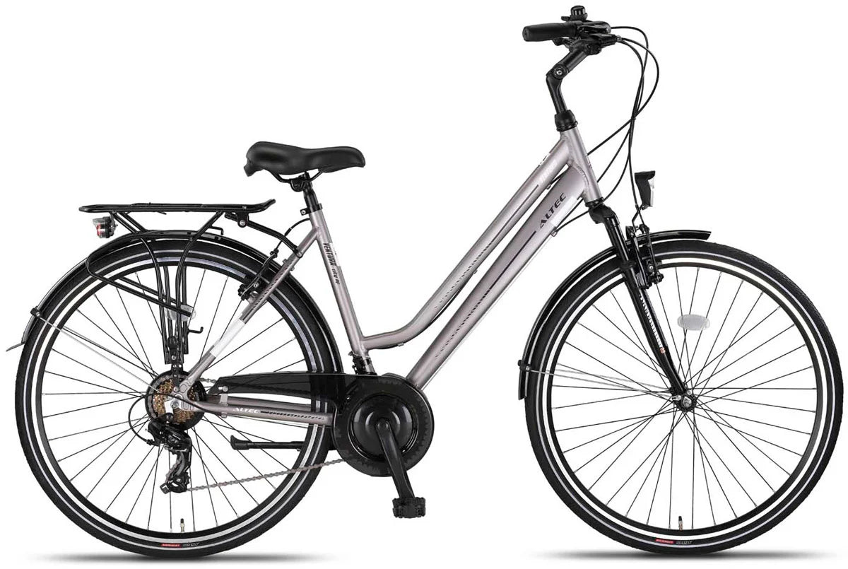 Altec Ventura Trekking V-Brakes Dames 28 inch Fume-Black *** VASTE LAGE PRIJS ***