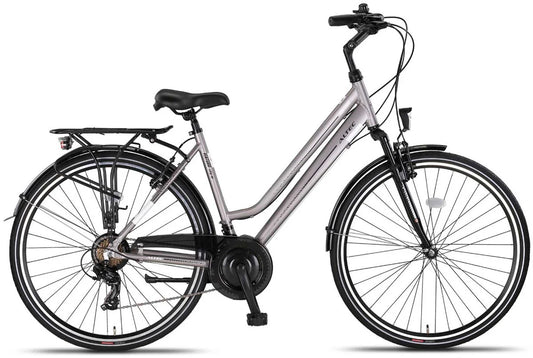 Altec Ventura Trekking V-Brakes Dames 28 inch Fume-Black *** VASTE LAGE PRIJS ***