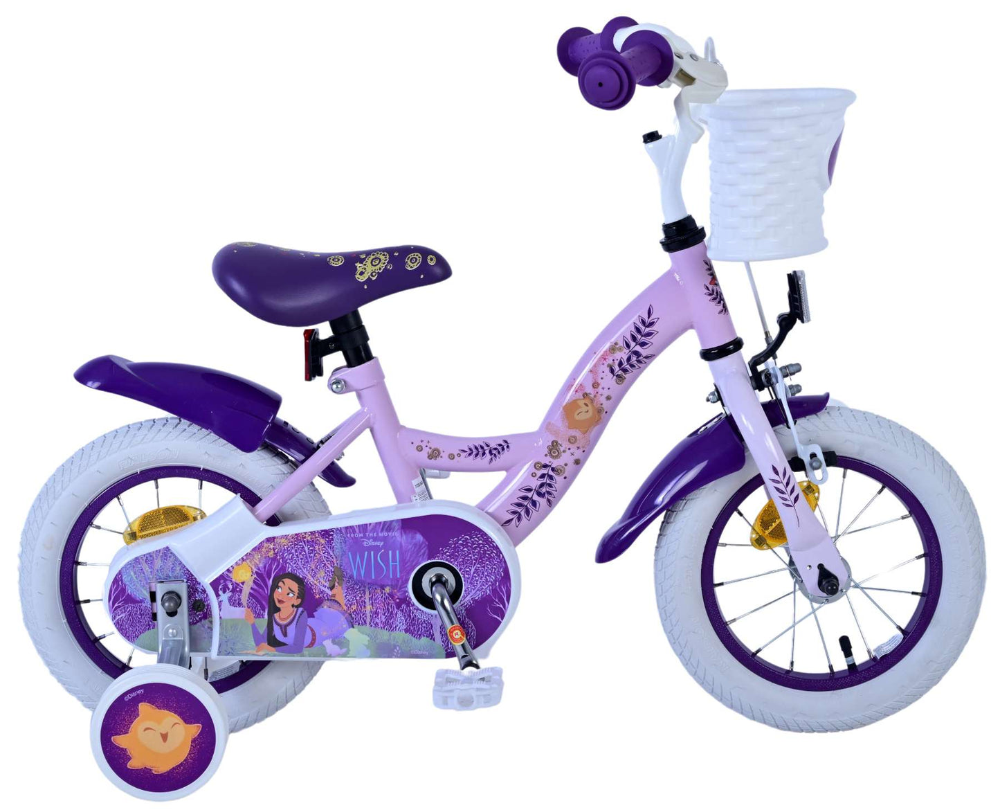 Disney Wish Kinderfiets - Meisjes - 12 inch - Paars